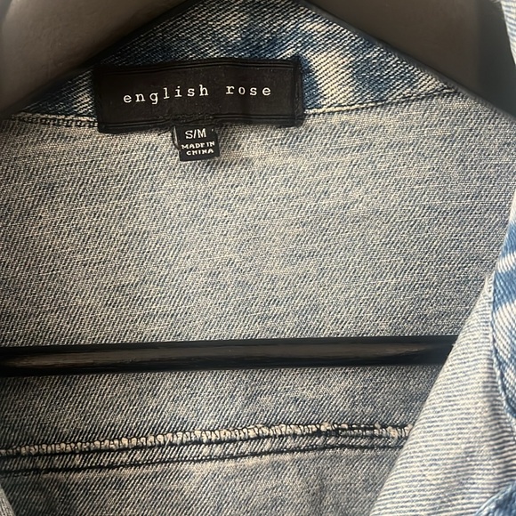 English Rose Studded Denim Jacket - Picture 2 of 11